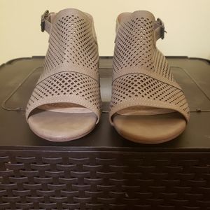 Restricted Open Toed Shoes Size 8